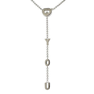 Chopard Happy Diamonds Necklace, 18K White Gold, Diamonds, Women's
